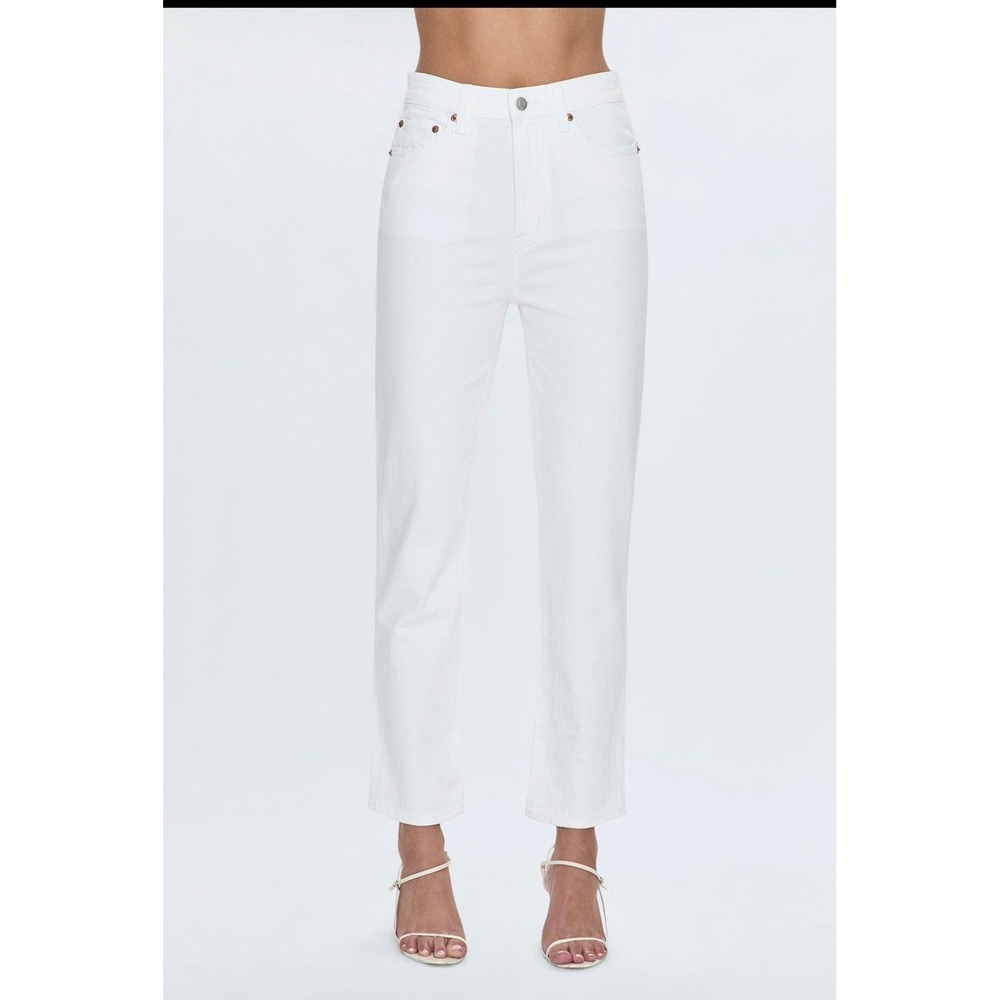 Pistola LA White High Rise Straight Leg Jeans Size 27 P00016970HQ ANTWH